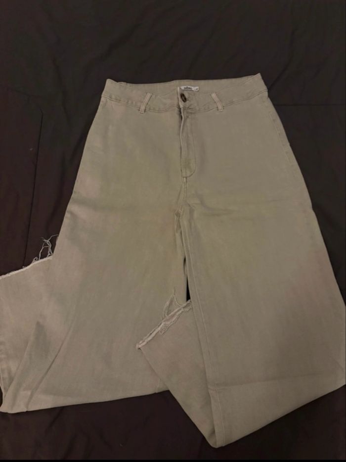 jean vert clair cropped - photo numéro 2