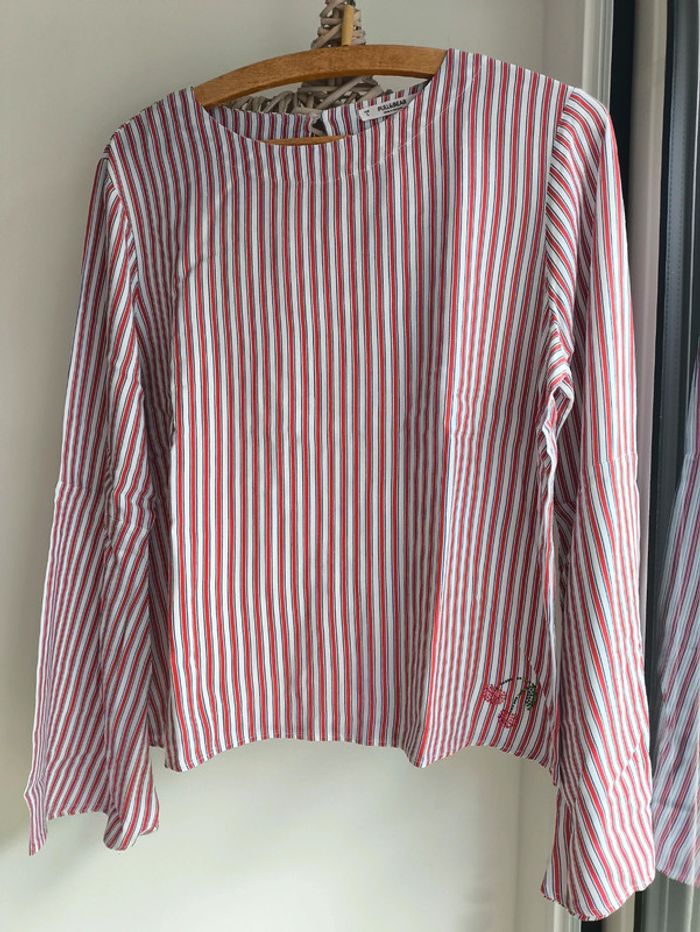 Blouse rayées pull&bear 40