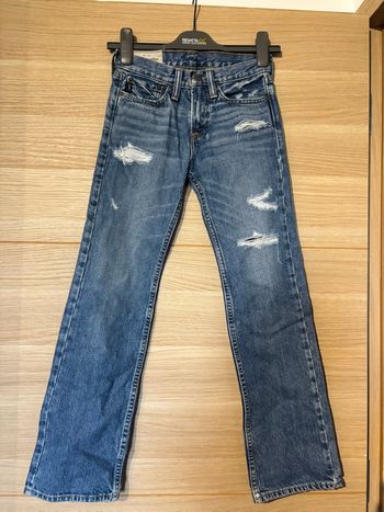 Jean bleu troués abercrombie 