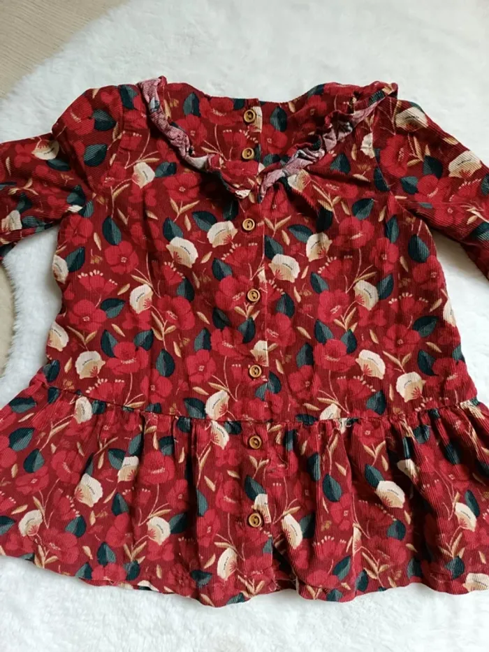 Robe velours bébé fille - photo numéro 5