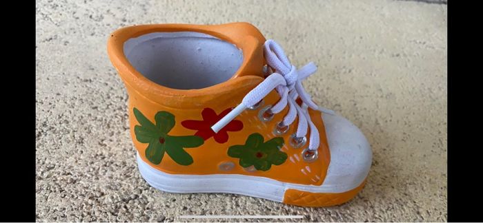 Chaussure multicolore décorative à poser bibelot - photo numéro 2