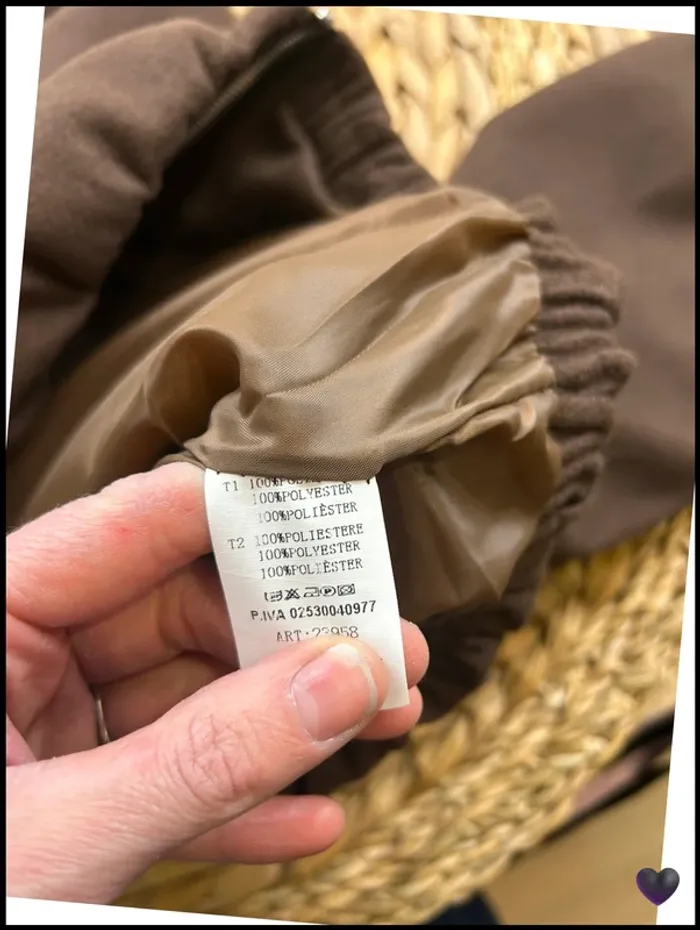 veste femme marron choco neuf blouson léger taille M taille S taille L lot femme - photo numéro 2