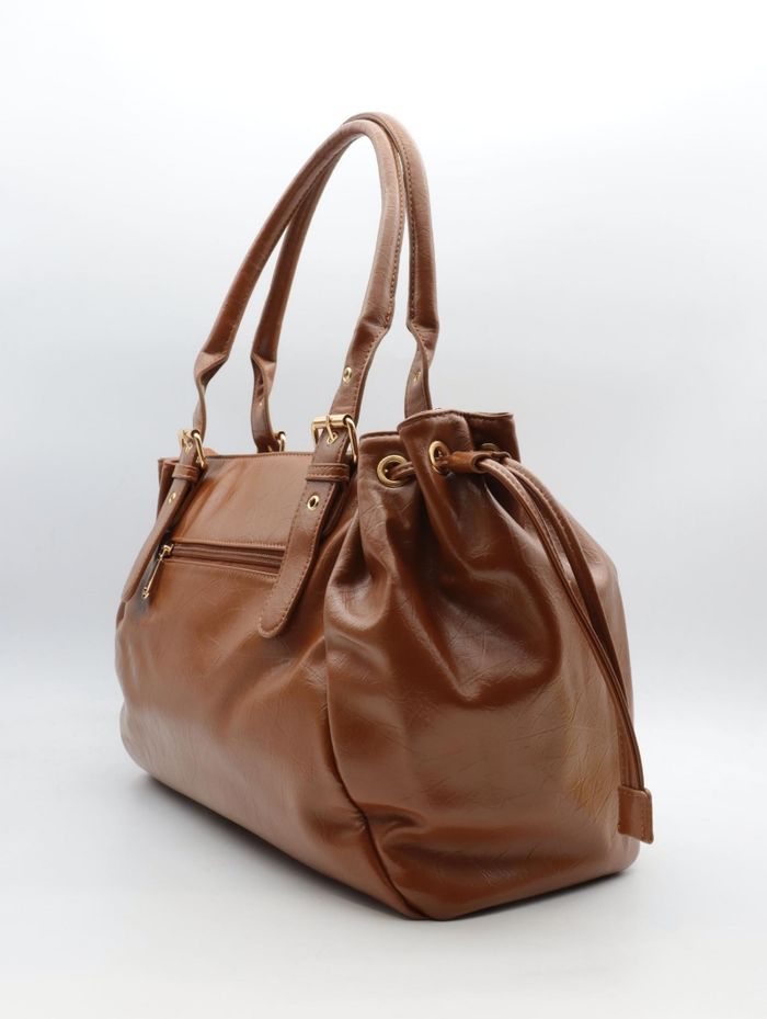 Grand sac cabas A4 craquelé Flora Co - photo numéro 2