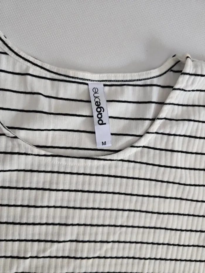 Tee shirt rayé marinière - photo numéro 3