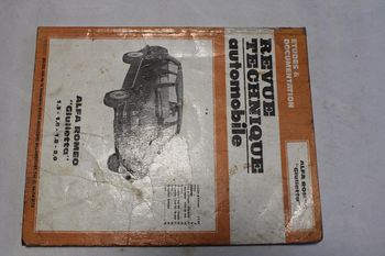 Revue technique Alfa roméo Giulietta