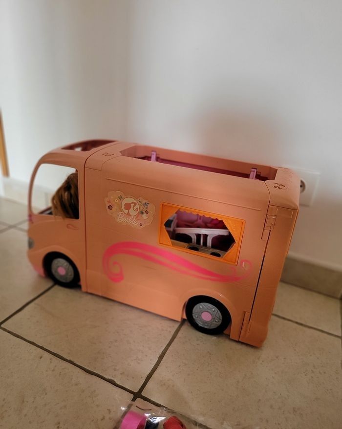 Camping car barbie