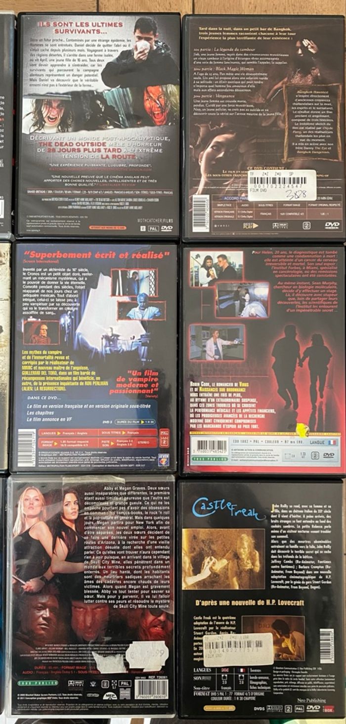 Lot 13 DVDs horreur - photo numéro 6