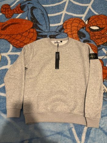 Pull stone island gris