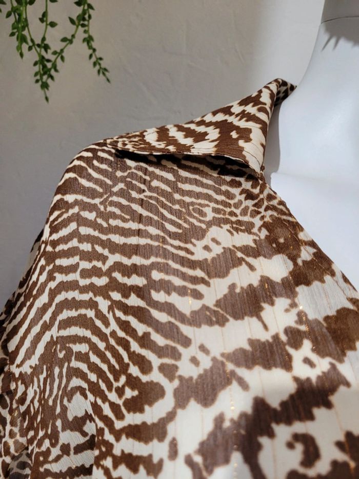 Chemise en voile avec fil doré - photo numéro 3