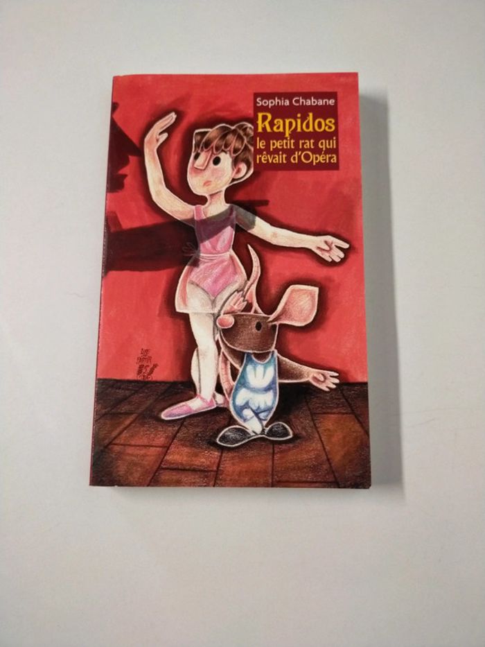 Livre Rapidos le petit rat qui rêvait d'opéra