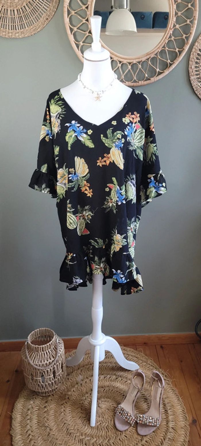 Jolie robe fluide d'été JCL Taille S/M - photo numéro 2