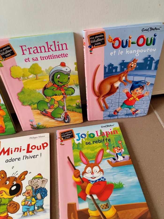 Lot 5 livres - Ma première bibliothèque rose - Mini-loup, Winnie l'ourson, franklin ect.. - photo numéro 3