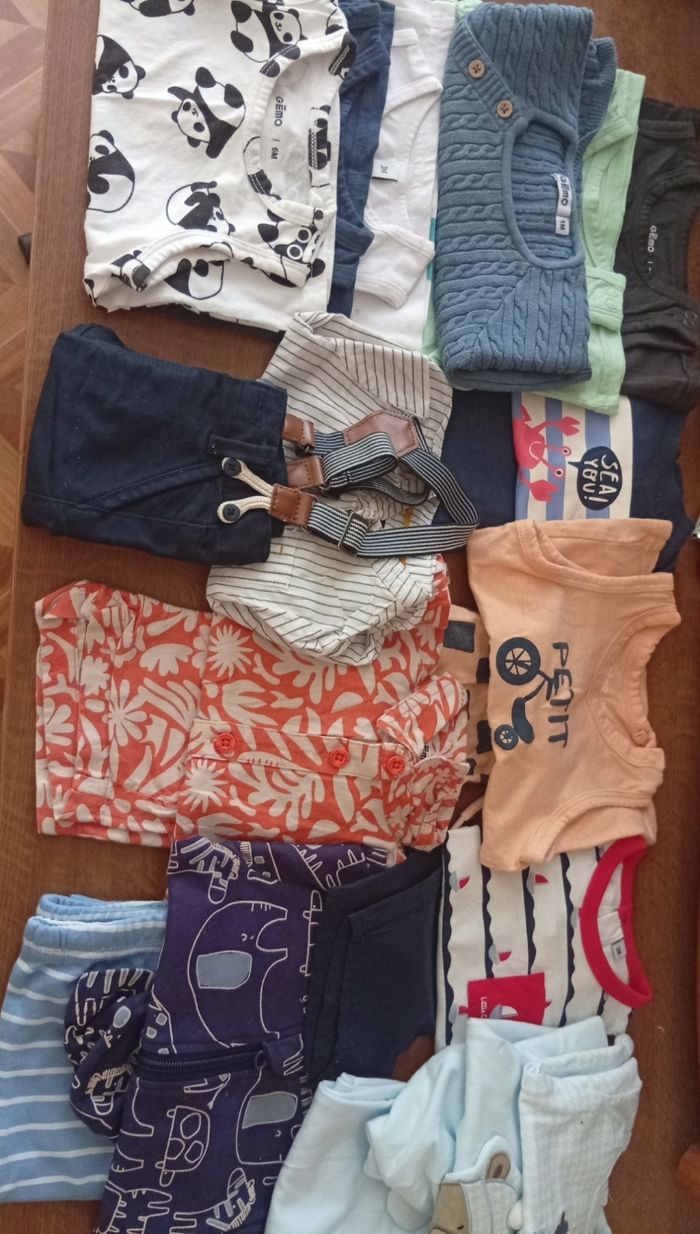 Lots vêtements bébé garçon - photo numéro 2