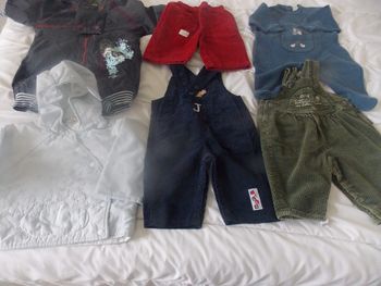 Lot de 6 vetements 6 mois