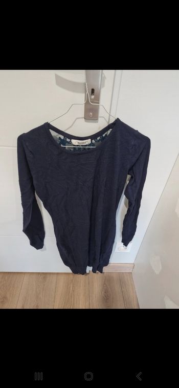 Robe pull bleue marine