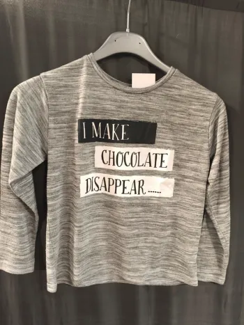 309034 pull gris chiné garçon 12 ans sans marque