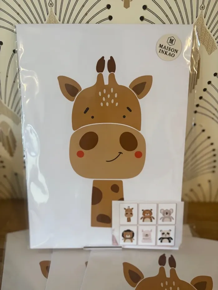 Affiches “Mini Jungle Squad” pour chambre enfant