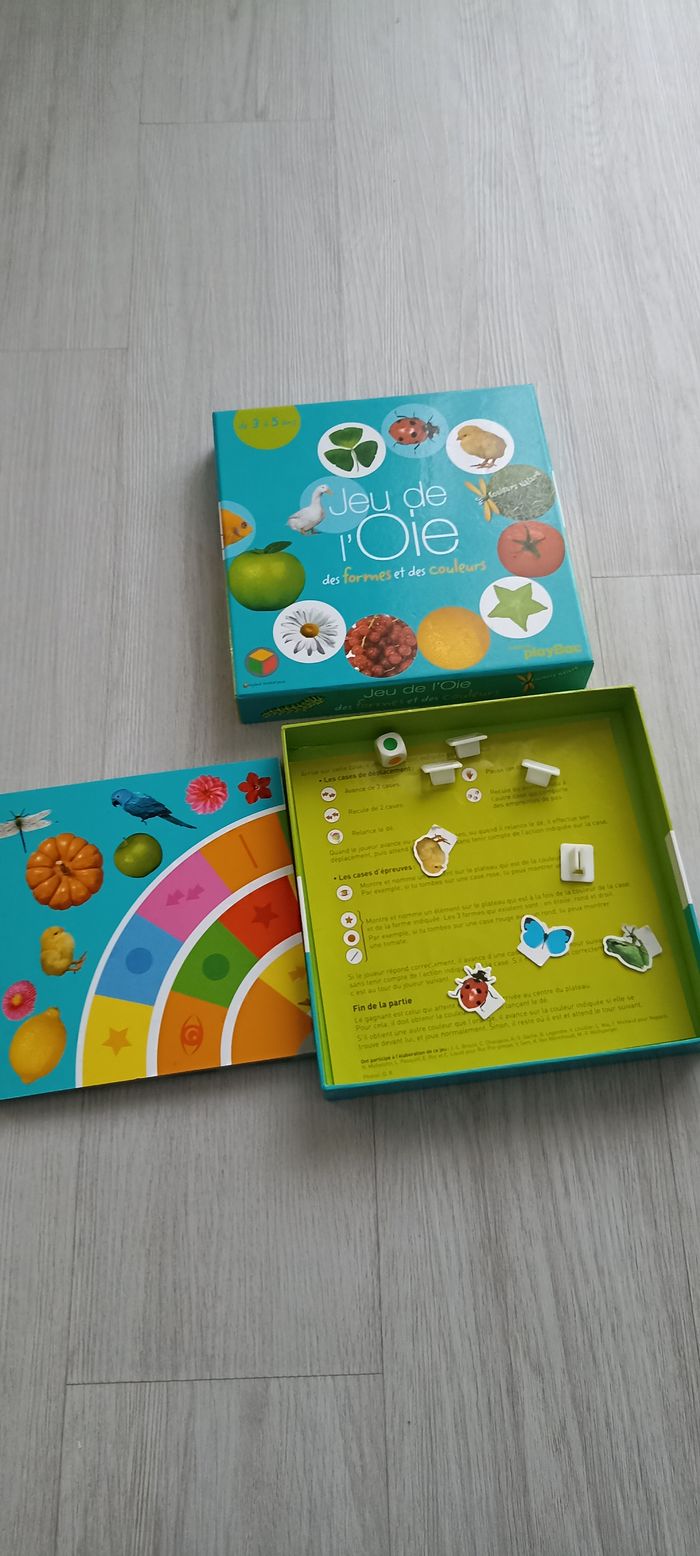 Jeu de l'oie des formes et des couleurs oxybul - photo numéro 2