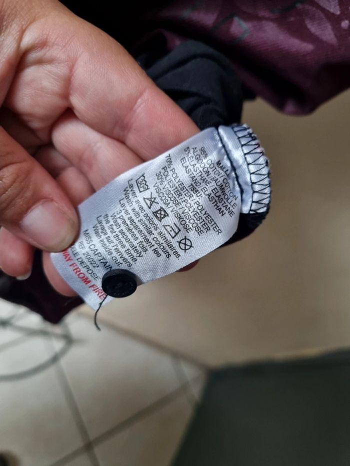 Robe noire et mauve - photo numéro 5