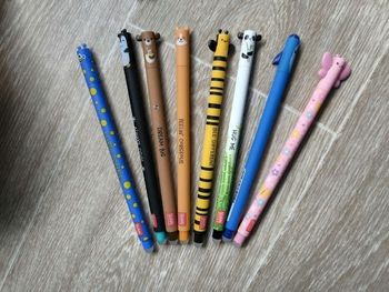 Lot de 8 stylos effaçables legami