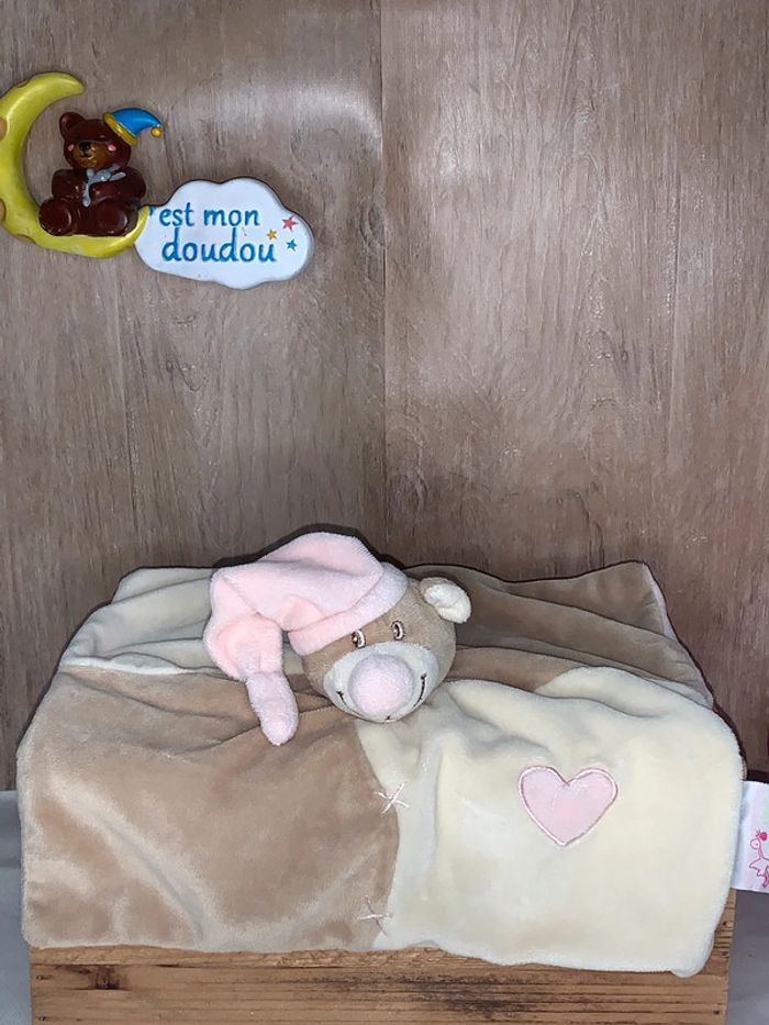DK41 doudou ours 🐻 Manon et Valentin