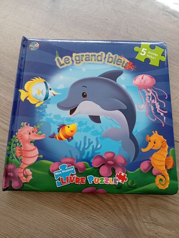 Livre puzzle le grand bleu 3 ans phidal