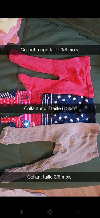 Lot collant et chaussettes