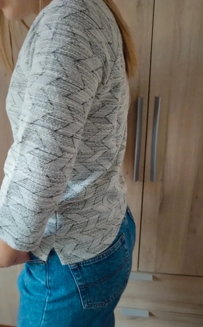 Haut taille 1 gris chiné (36) - photo numéro 3