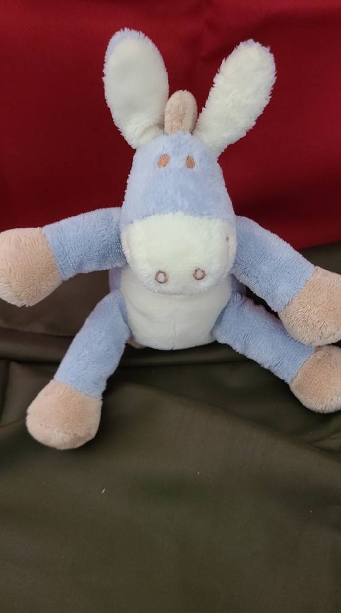 Ane NOUKIE'S  doudou Paco bleu 16 cm - photo numéro 4