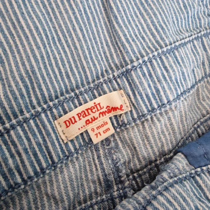 2 salopettes 9 mois - photo numéro 2