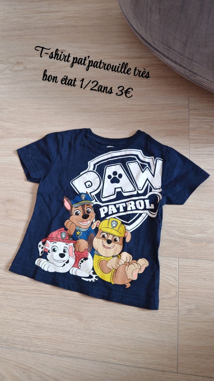 T-shirt pat'patrouille 1/2ans - photo numéro 1