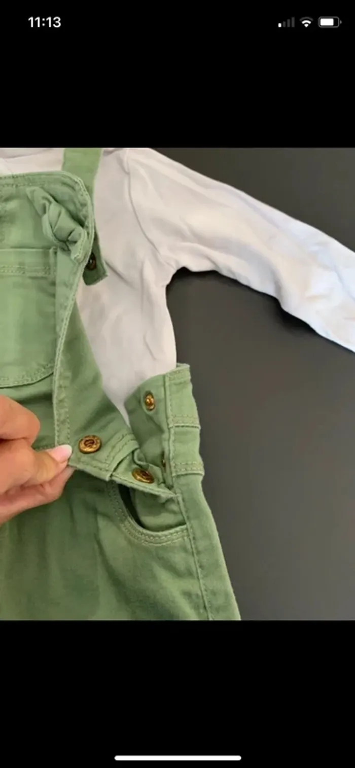 Ensemble robe tape a l’œil taille 24 mois - photo numéro 2
