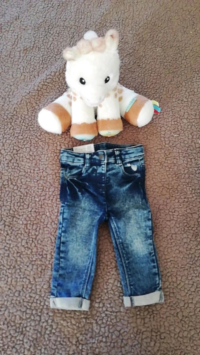 Pantalon aspect jean 6 mois neuf