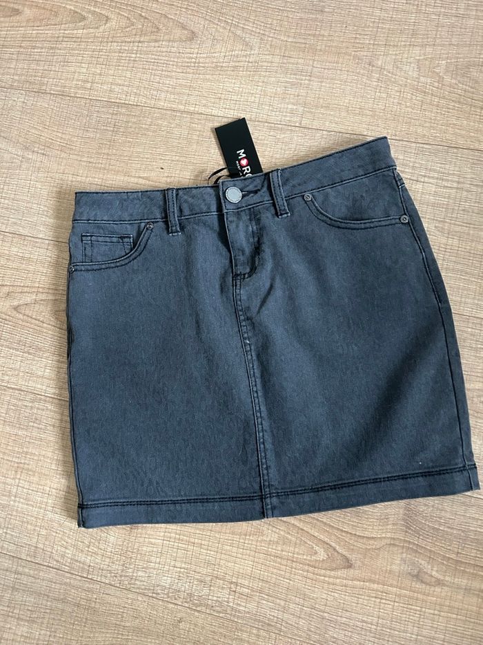 Jupe noire neuve en jean Morgan taille 38 (valeur 49€) - photo numéro 7