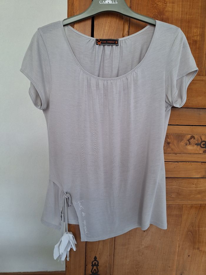 Tee shirt "fleurs" de Cop. Copine - T38