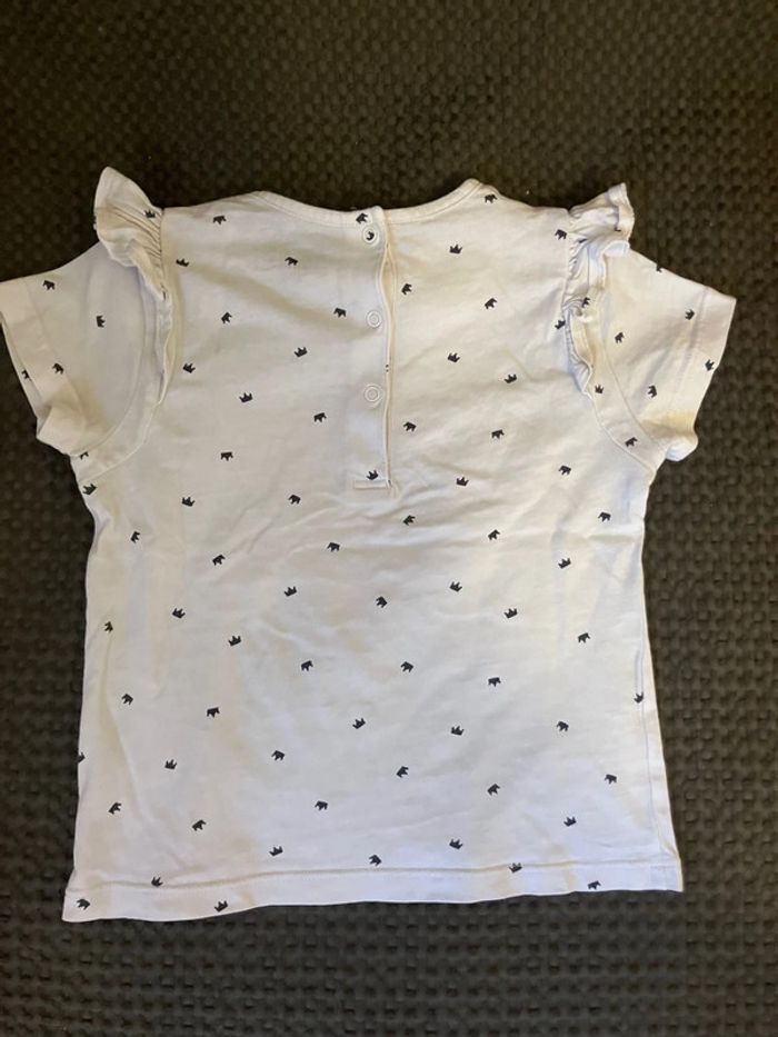 Tee shirt manches courtes Bonjour Princesse - photo numéro 2