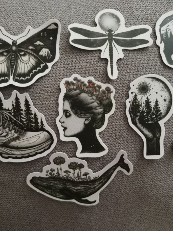 Stickers nature noir et blanc - photo numéro 5