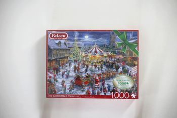 Puzzles neufs sous blister 2 x 1000 pièces "The Christmas Carousel" par Daniela Pirola