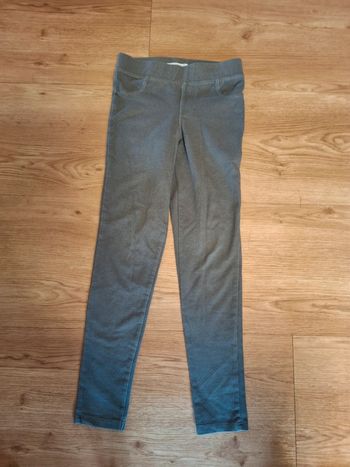 Legging fille okaidi 8 ans gris foncé