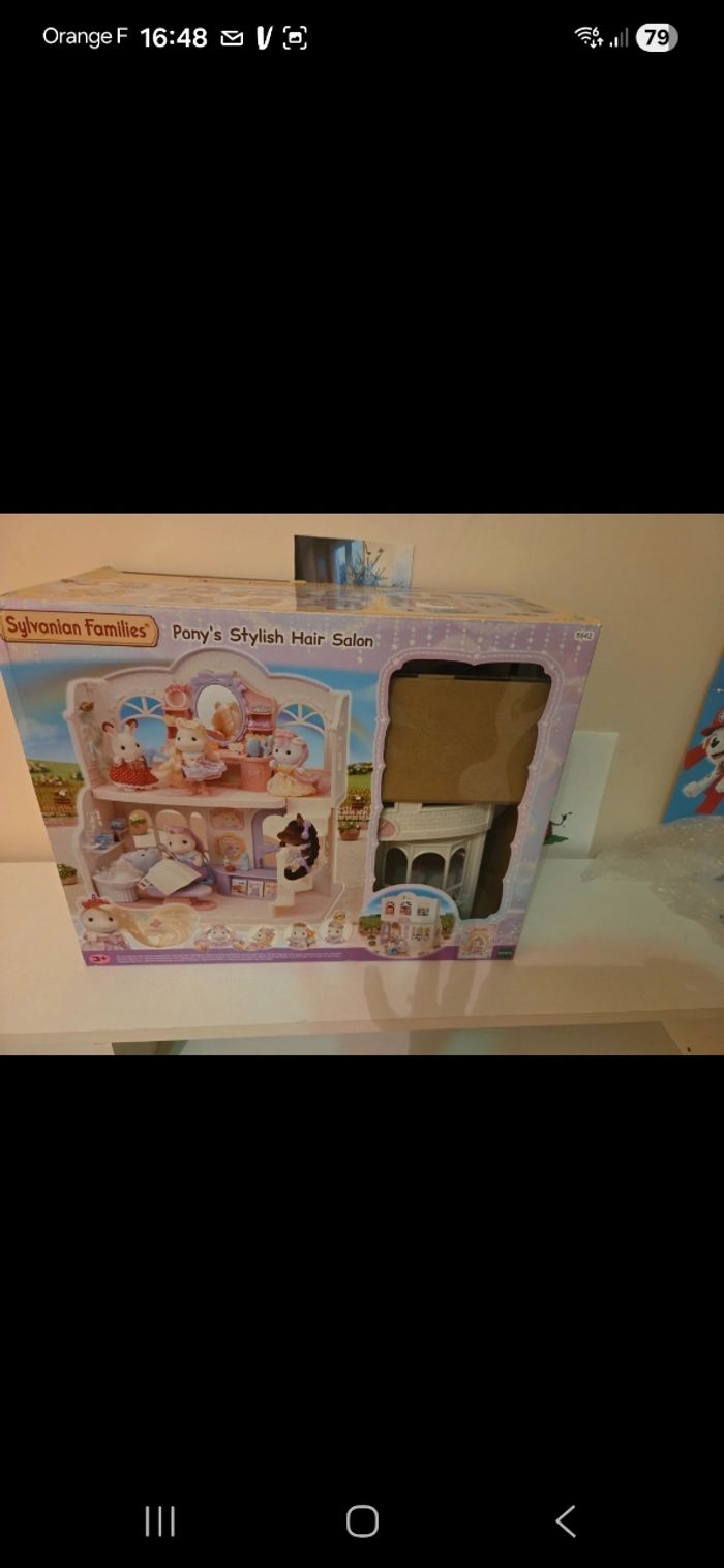 Sylvanian pony haïr salon