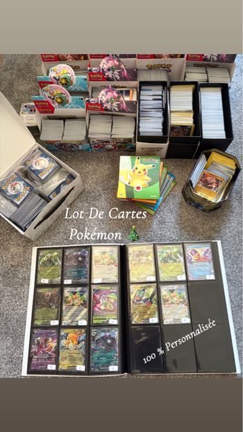 Lots De Cartes Pokémon Personnalisables Idéal Noël / Anniversaire