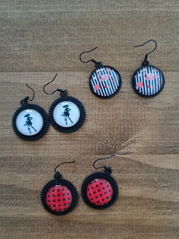 Lot boucles d'oreilles