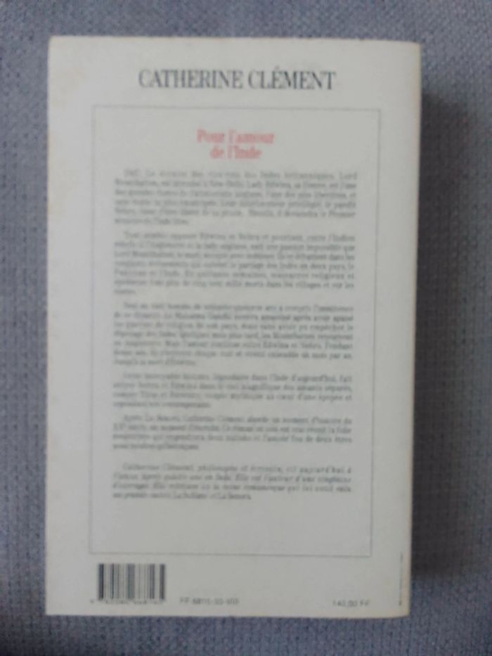 Catherine Clément - Pour l'amour de l'Inde - photo numéro 2