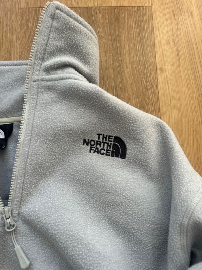 Polaire the north face grise bleutée - photo numéro 3