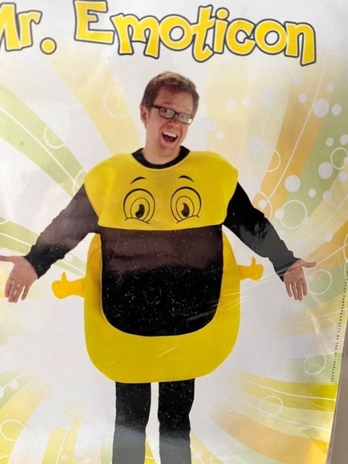 Déguisement Mr Emoticon taille unique Neuf - photo numéro 2