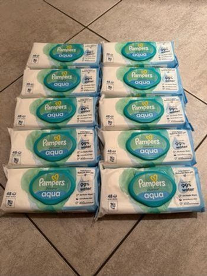 Lingettes Pampers Harmonie Aqua