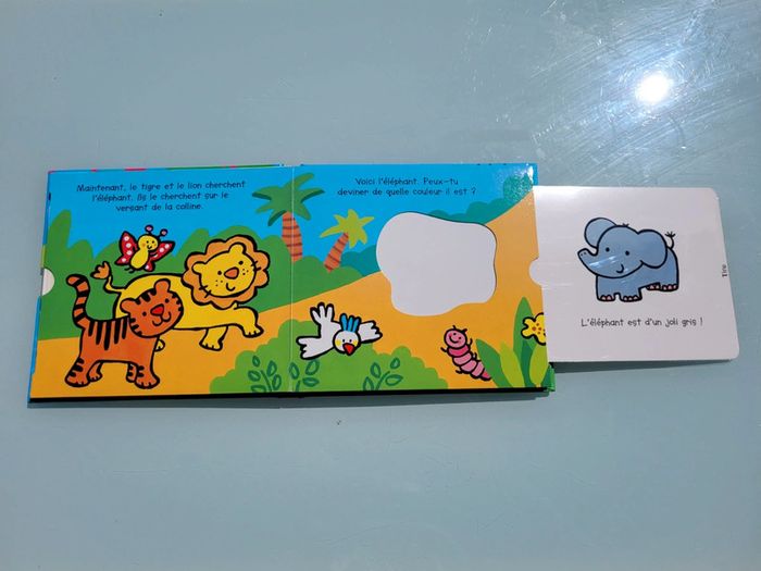 Livre animé à languettes Les Magicouleurs 🦁 Les Animaux de la Jungle 🐅 71 - photo numéro 7