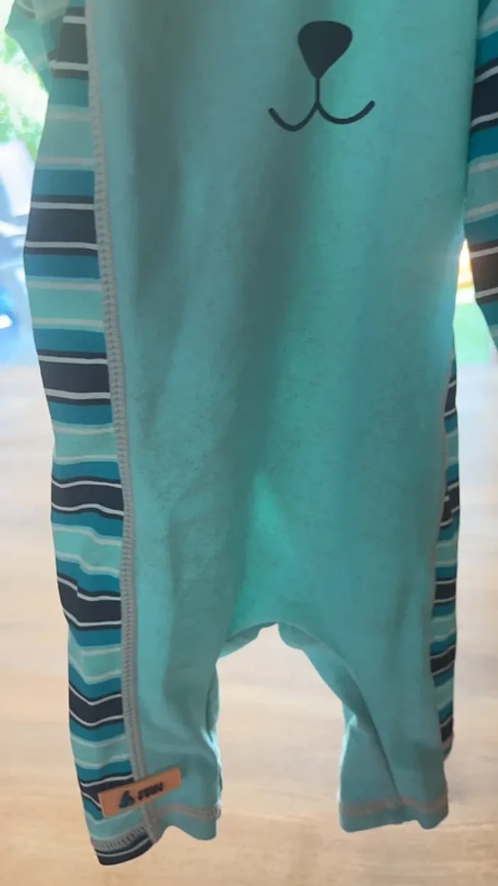 Ensemble maillot garçon +casquette antiUV - photo numéro 6