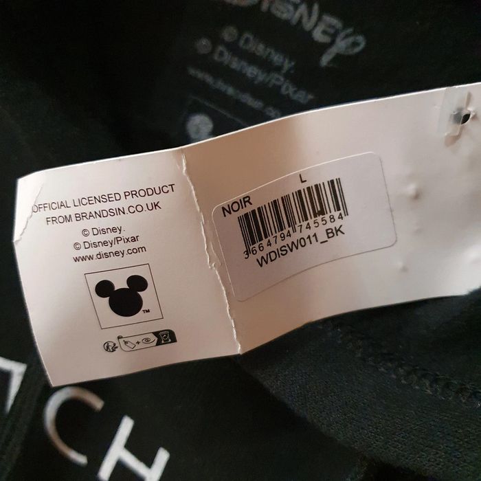Magnifique Sweat-shirt Stitch noir taille L Disney - photo numéro 4