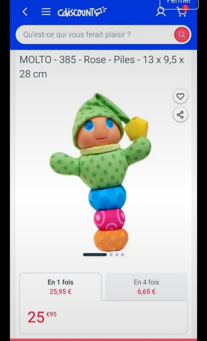 Peluche chenille lumière - photo numéro 2